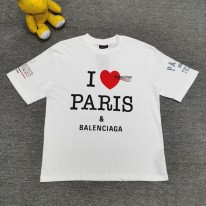 발렌시아가 남녀공용 반팔티