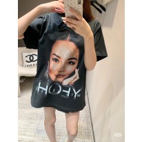 발렌시아가 남녀공용 반팔티