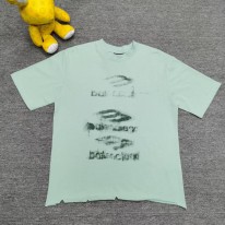 발렌시아가 남녀공용 반팔티