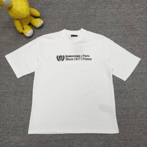 발렌시아가 남녀공용 반팔티