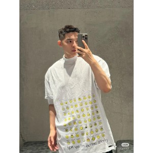 발렌시아가 남녀공용 반팔티