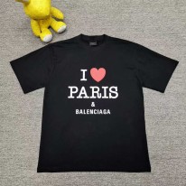 발렌시아가 남녀공용 반팔티