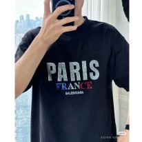 발렌시아가 남녀공용 반팔티