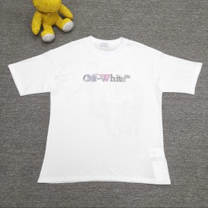 오프화이트 남녀공용 반팔티
