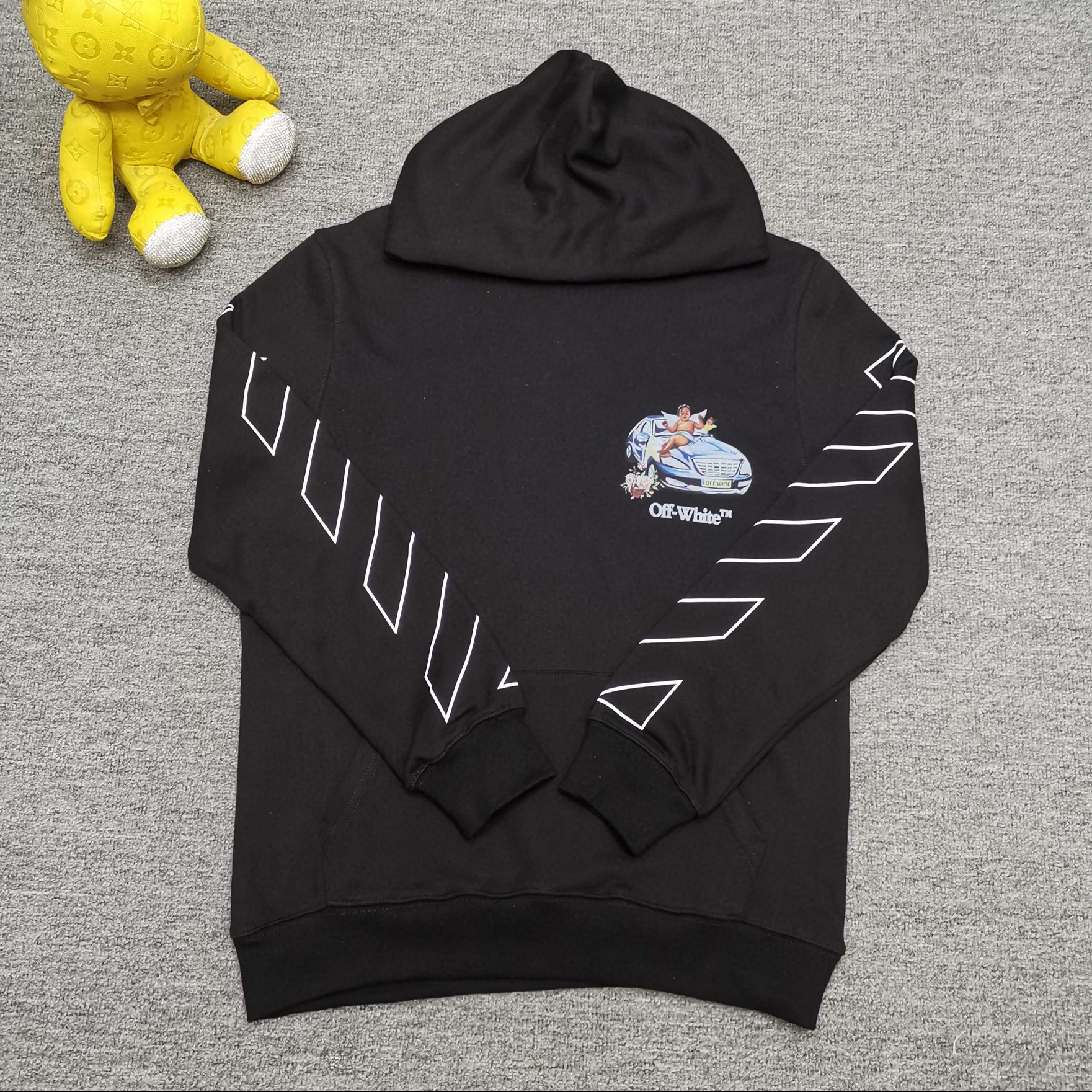 오프화이트 남녀공용 후드티 맨투맨