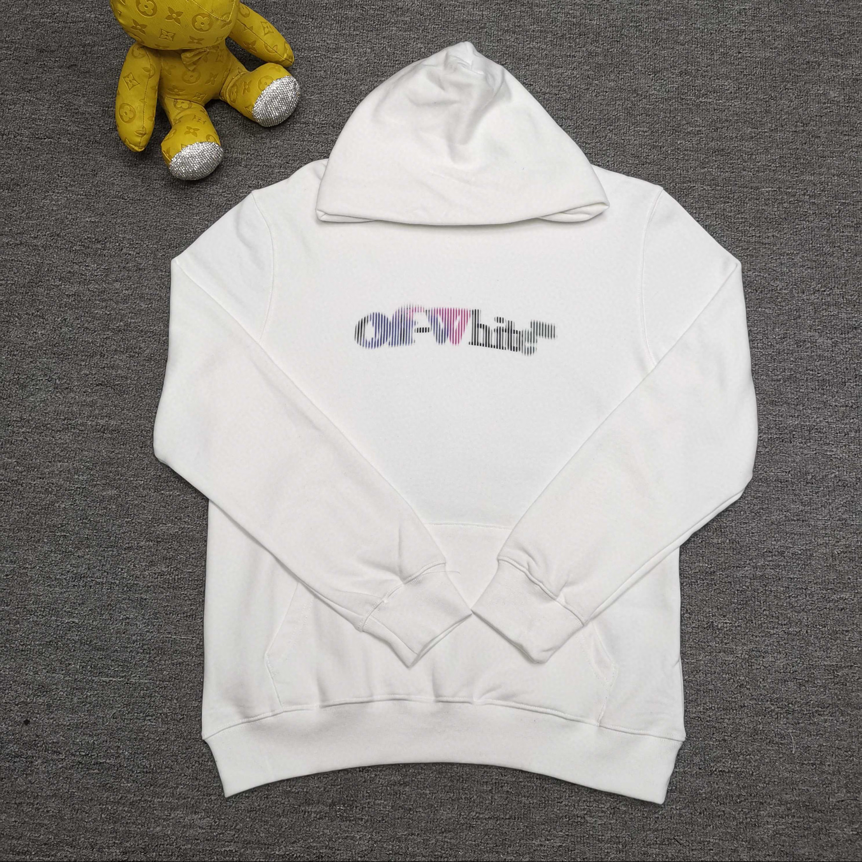 오프화이트 남녀공용 후드티 맨투맨