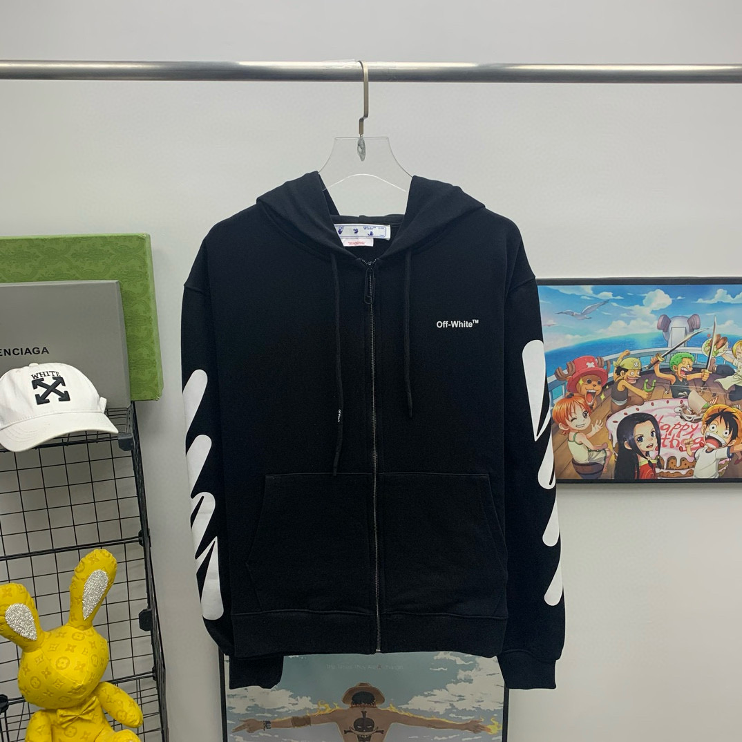 오프화이트 남녀공용 후드티 맨투맨