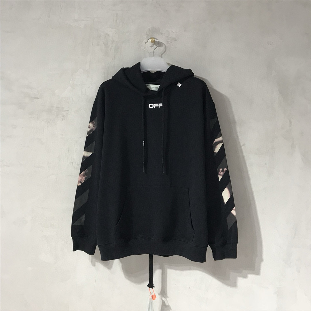 오프화이트 남녀공용 후드티 맨투맨