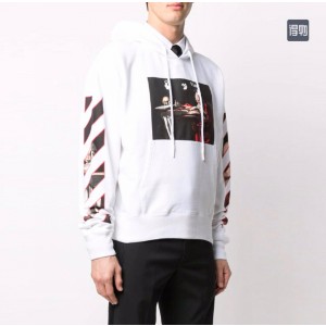 오프화이트 남녀공용 후드티 맨투맨