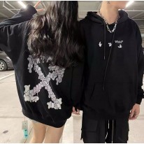 오프화이트 남녀공용 후드티 맨투맨