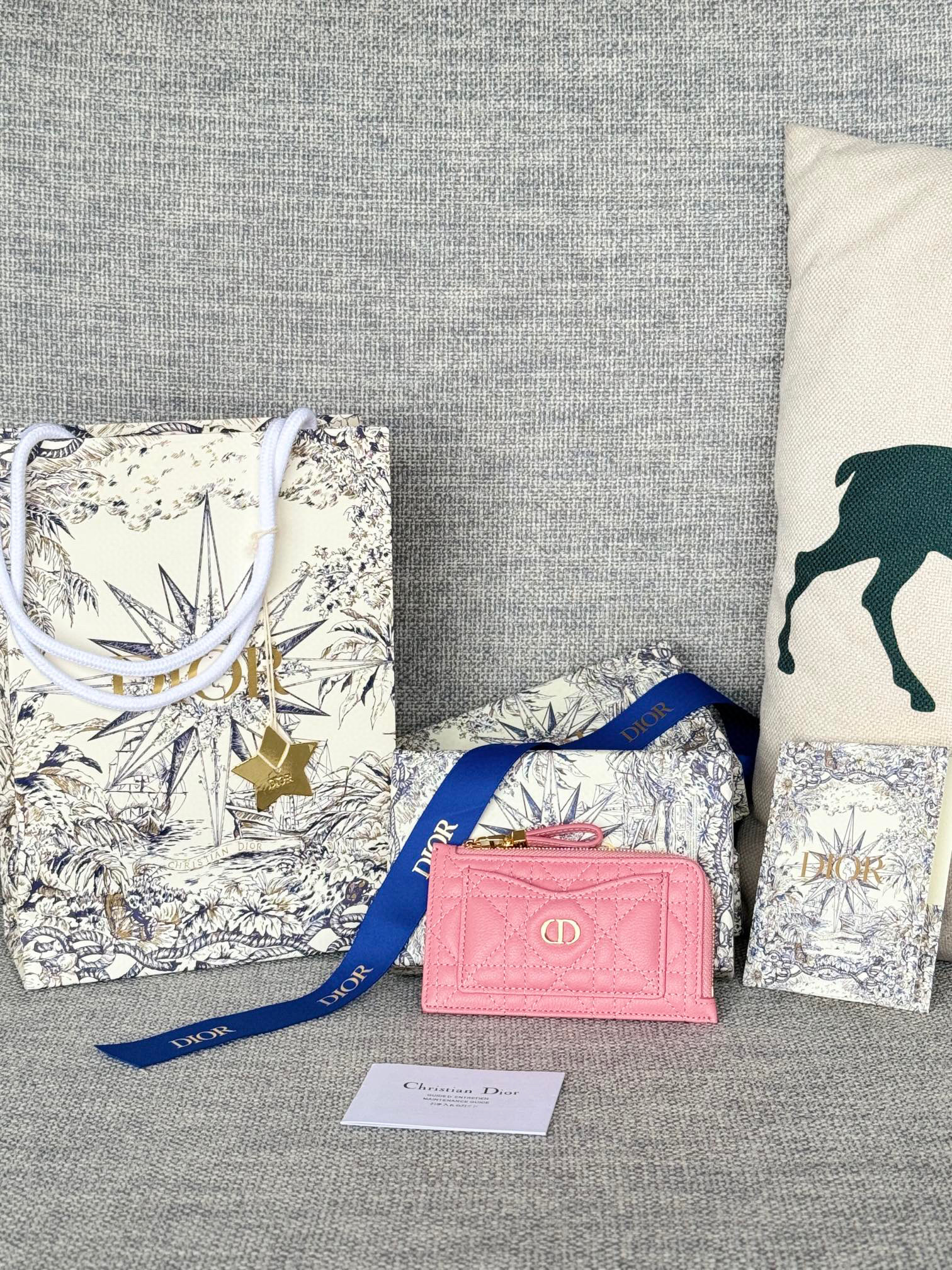 디올 S5131 여자 카드지갑 머니클립