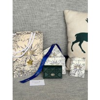 디올 S5132UWHC_M30G 여자 카드지갑 머니클립