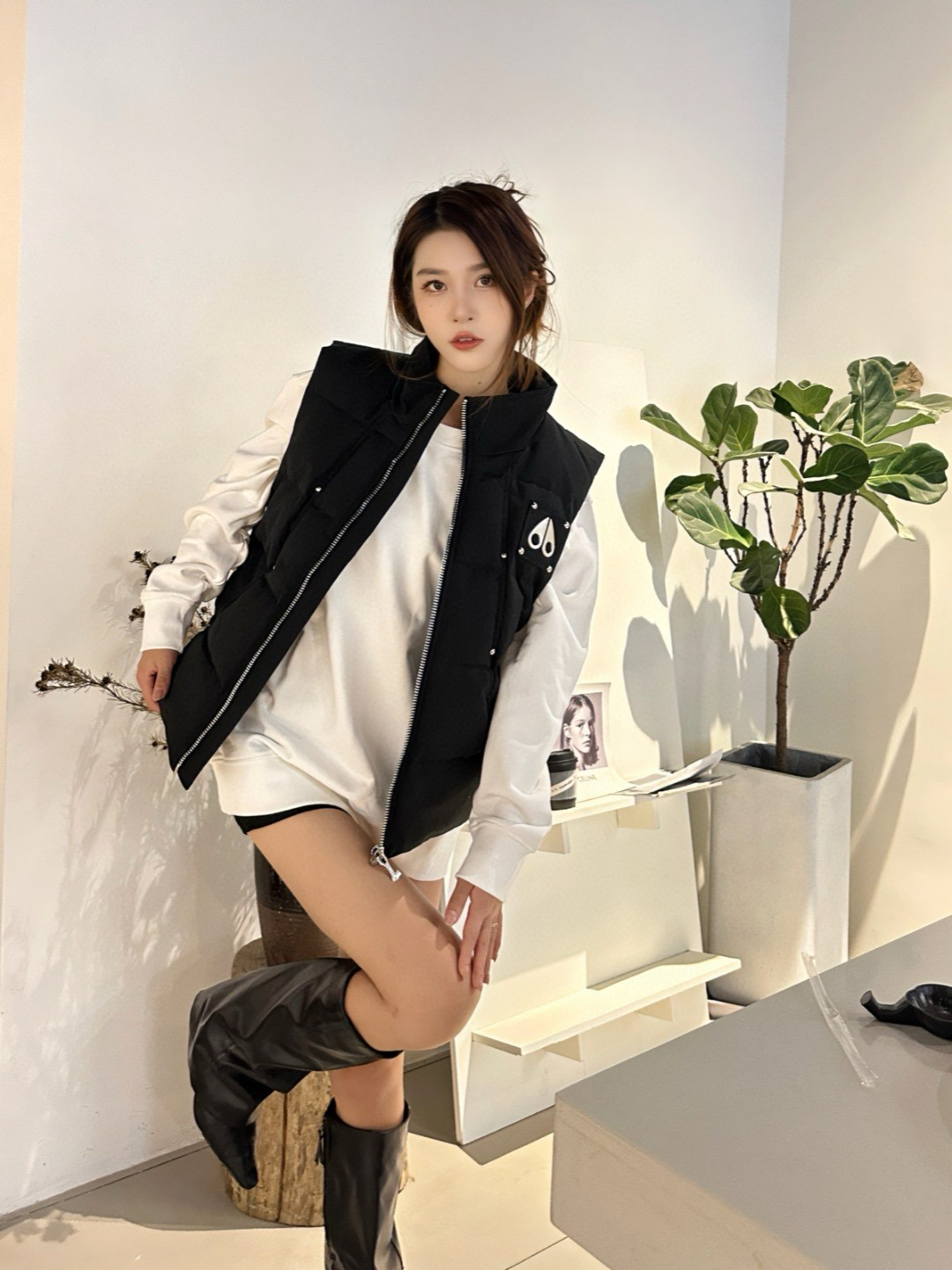 무스너클 남녀공용 조끼