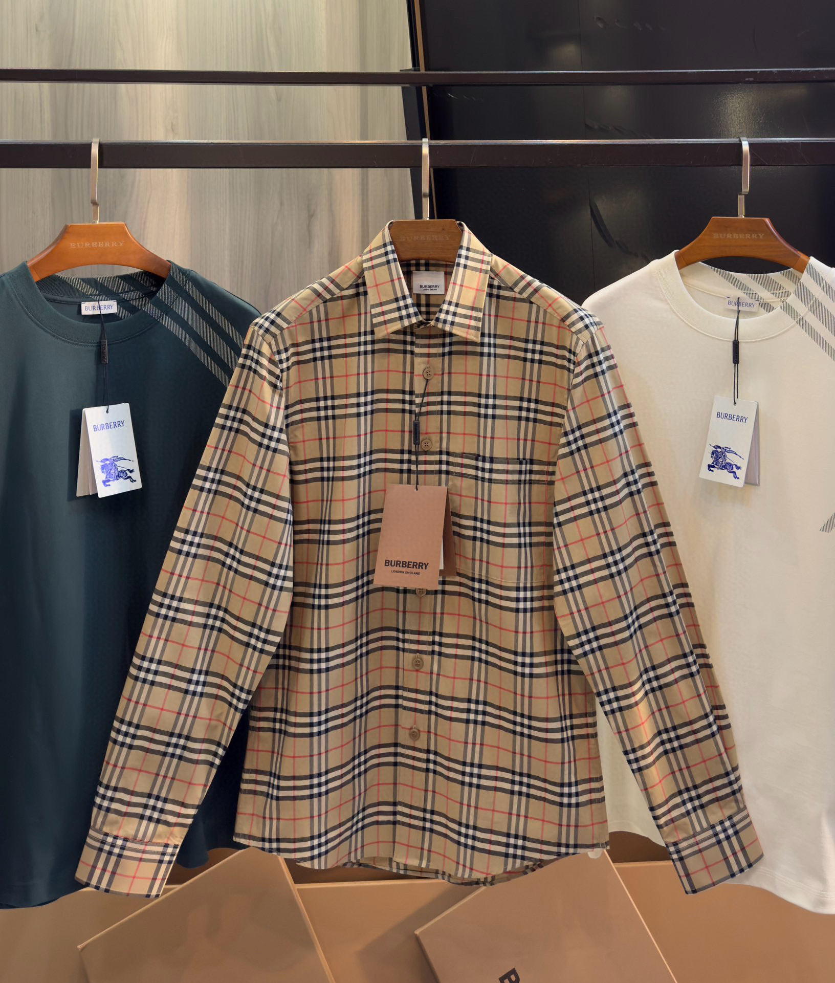 버버리 여자 셔츠