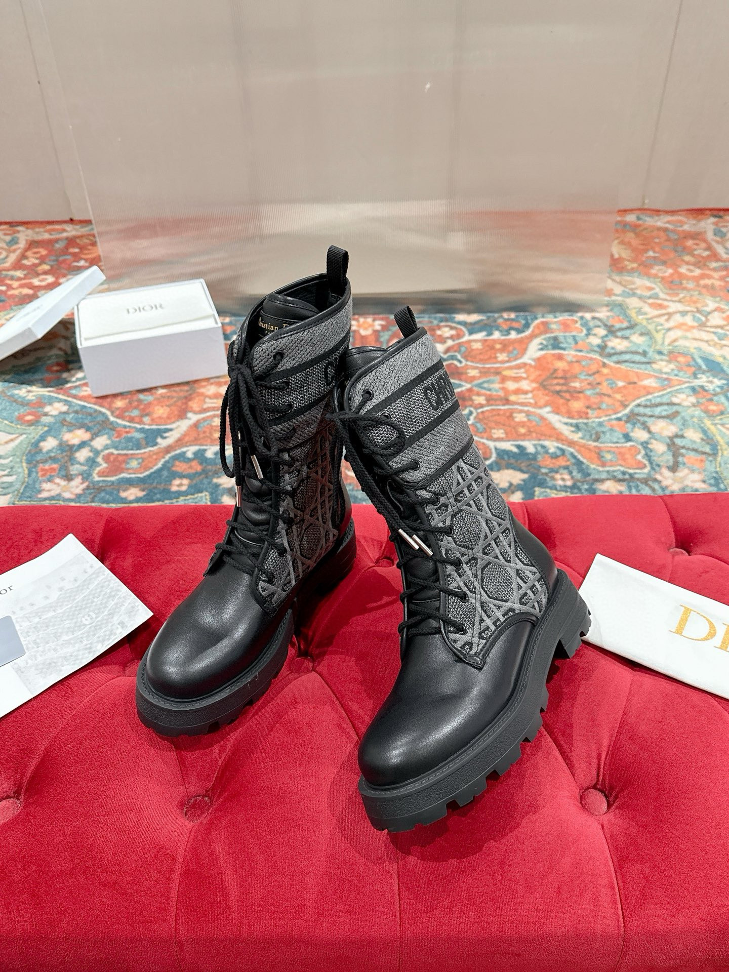 디올 여자 부츠