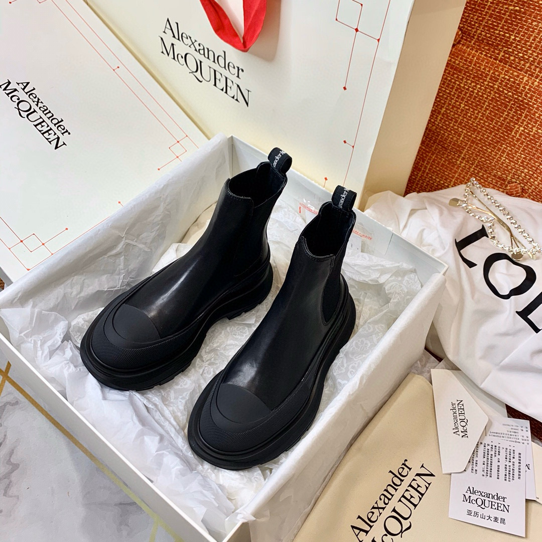 알렉산더 맥퀸 남여공용 부츠