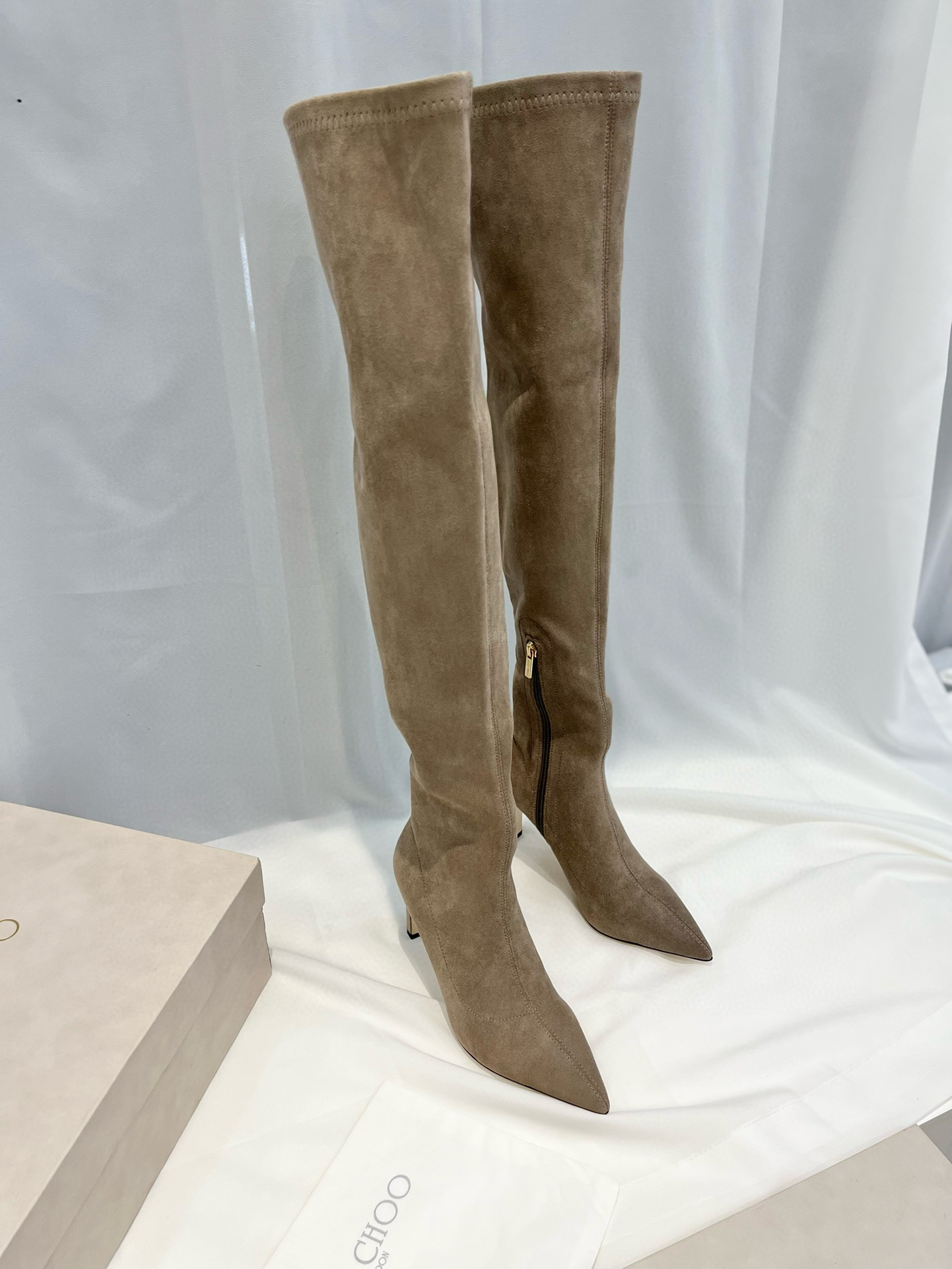 지미추 8.5CM 여자 부츠