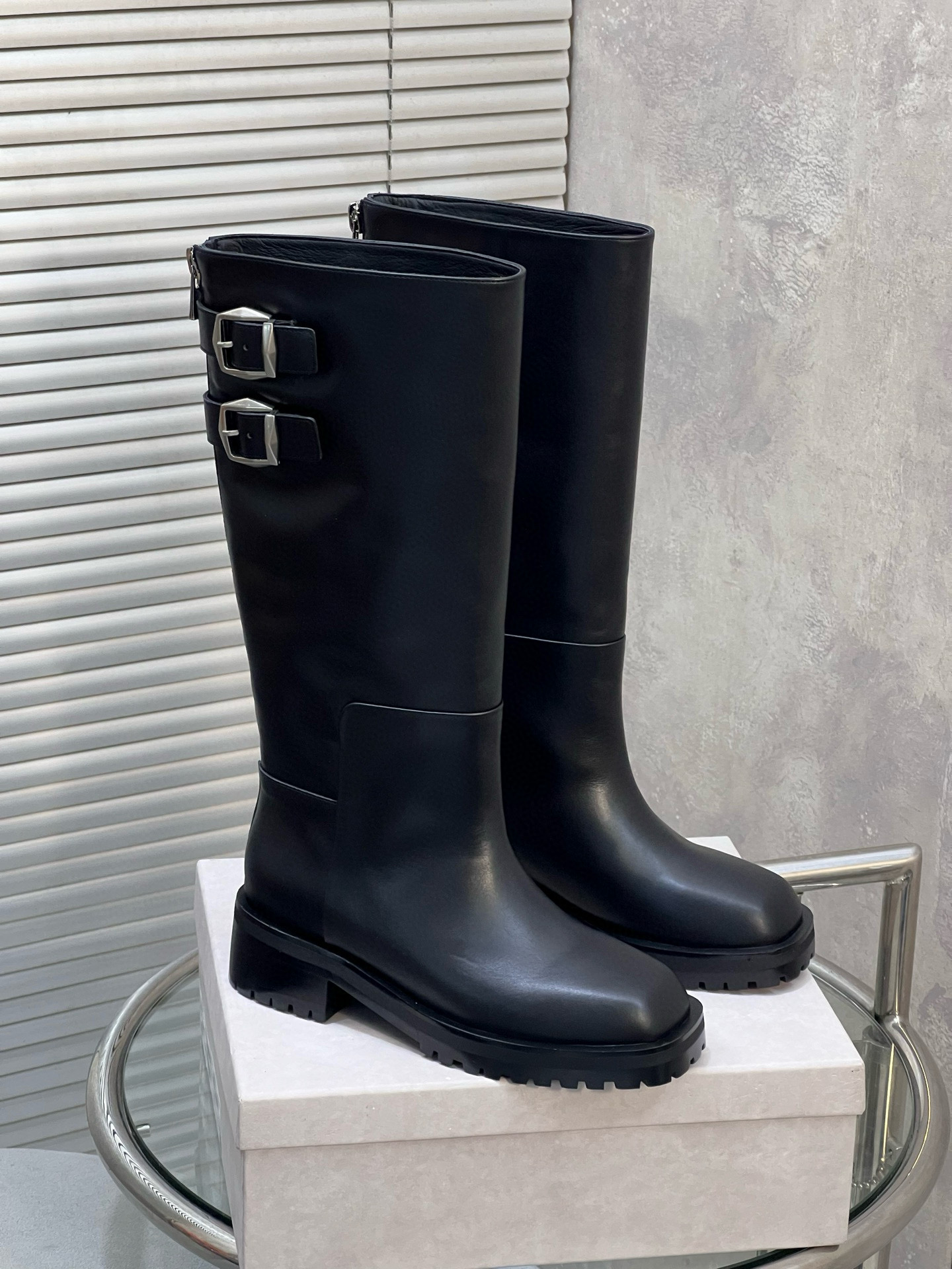 지미추 5CM 여자 부츠