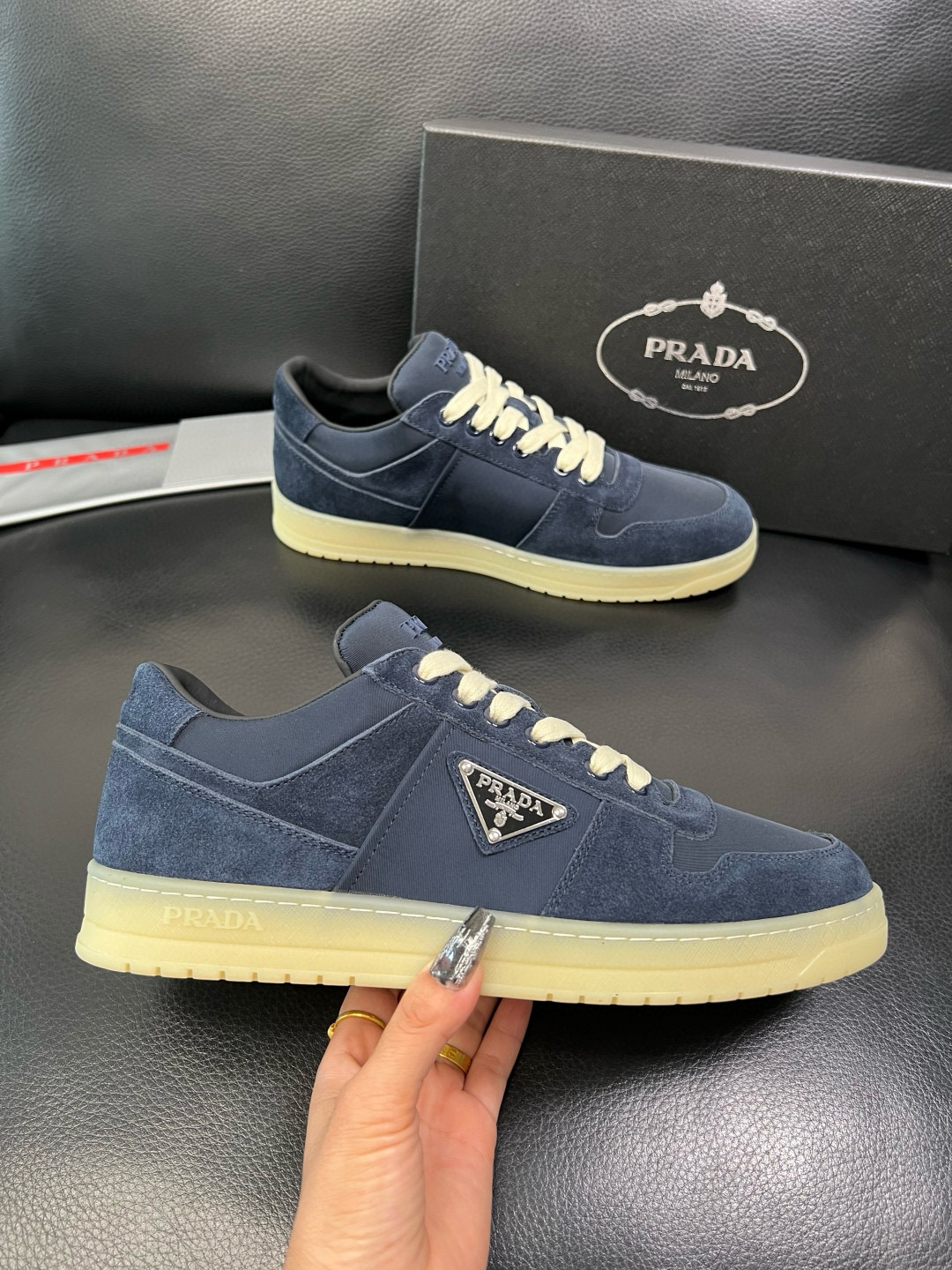 프라다 남자 스니커즈 신발 운동화