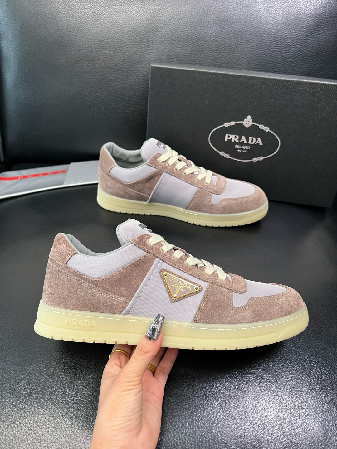 프라다 남자 스니커즈 신발 운동화