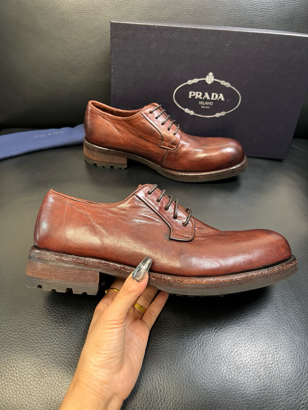 프라다 남자 구두