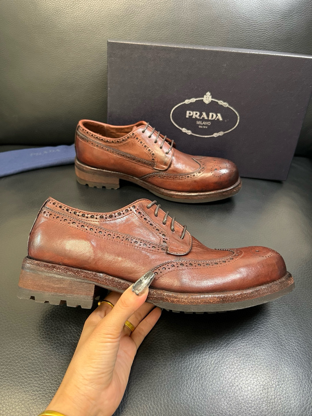 프라다 남자 구두