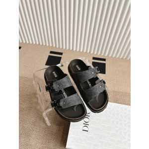 디올 남자 슬리퍼