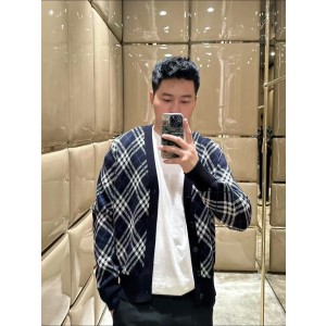 버버리 남자 가디건