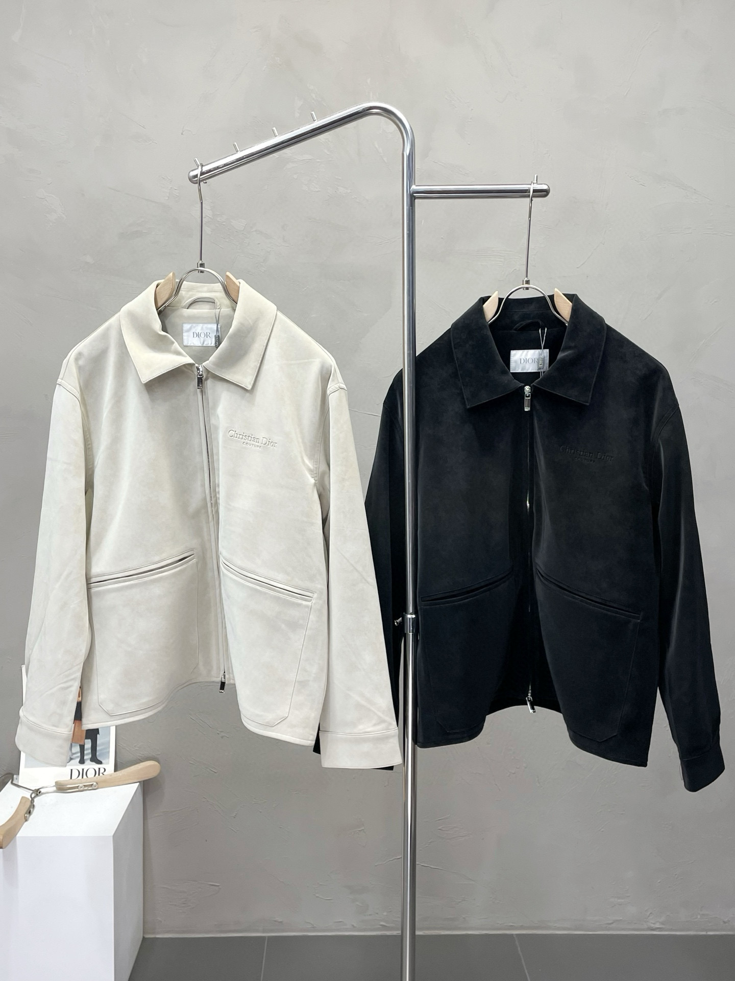 디올 2컬러 남자 자켓