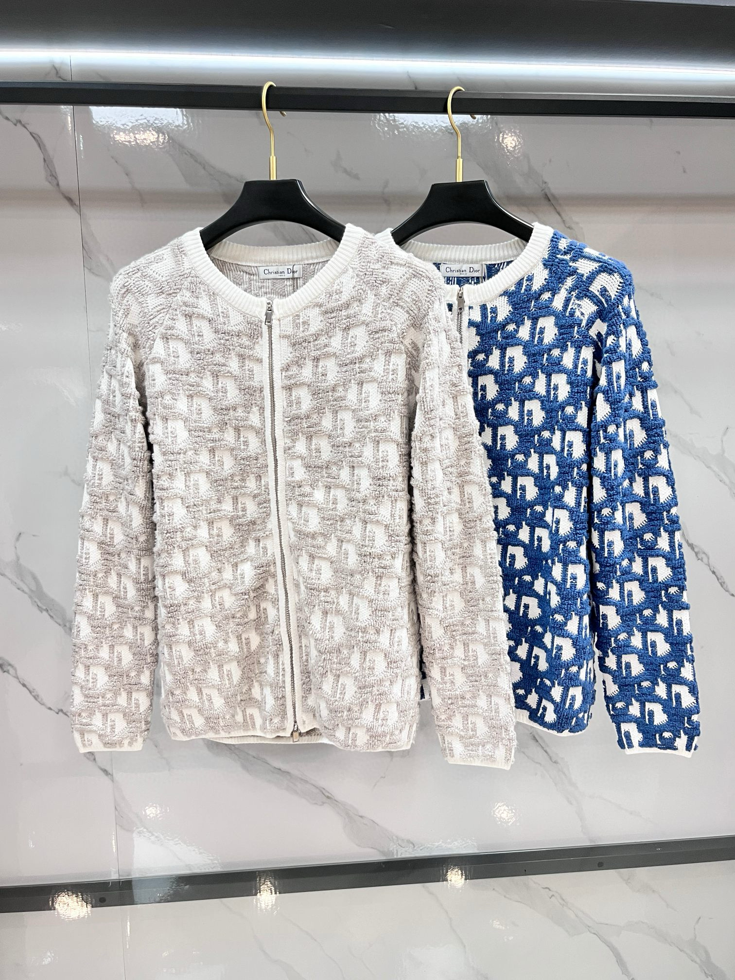 디올 2컬러 남자 가디건