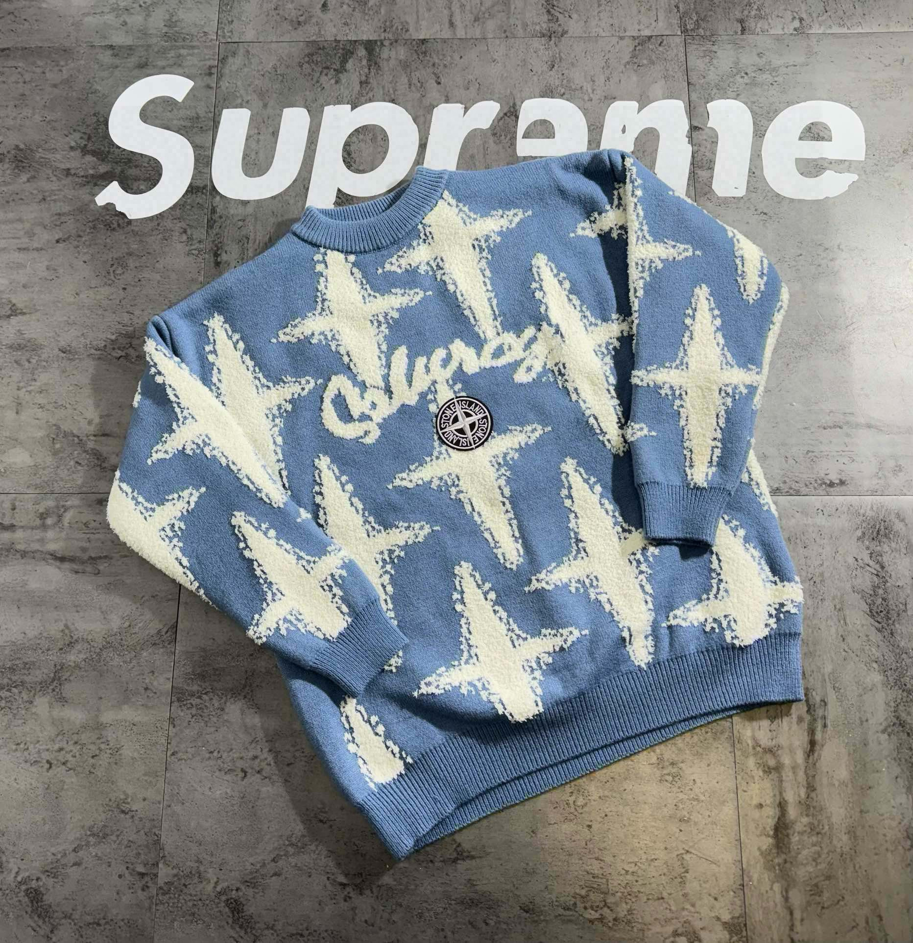 스톤아일랜드 2컬러 남자 니트