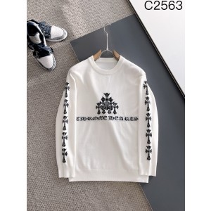 크롬하츠 3컬러 남자 니트