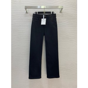 디올 2컬러 여자 청바지